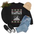 Disneyland Ugly Sweater All I Want for Christmas - Adult Crewneck Sweatshirt For Discount