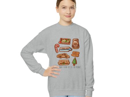 Oh What Fun it is to Ride Youth Crewneck Sweatshirt Online