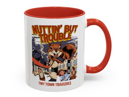 Nuttin But Trouble, Tiny Town Tragedies - Accent Coffee Mug, 11oz Discount