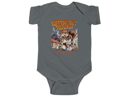 Nuttin But Trouble, Tiny Town Tragedies - Baby Onesie Discount