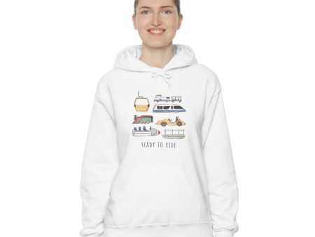 Ready To Ride - Adult Unisex Hoodie Sweatshirt For Discount