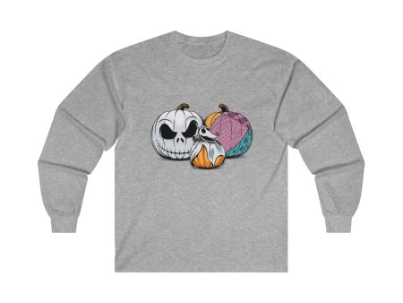 This Is Halloween Pumpkin Trio Long Sleeve Shirt | Adult Unisex Online Hot Sale