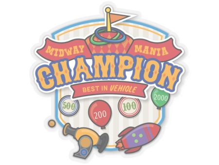 Midway Mania Champion - Kiss-Cut Stickers Online Hot Sale