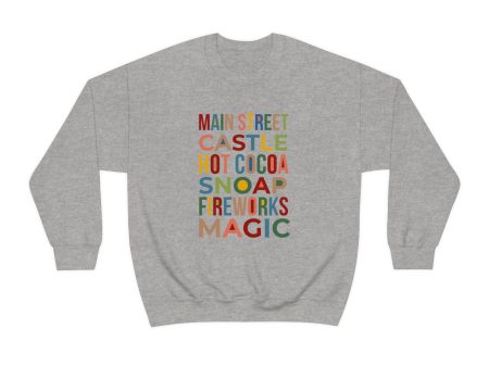 A Main Street Christmas - Adult Crewneck Sweatshirt Discount