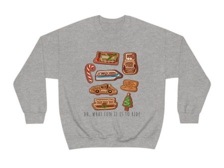 Oh What Fun it is to Ride - Adult Crewneck Sweatshirt Online Hot Sale