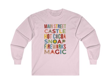 A Main Street Christmas Long Sleeve Shirt | Adult Unisex Online Hot Sale