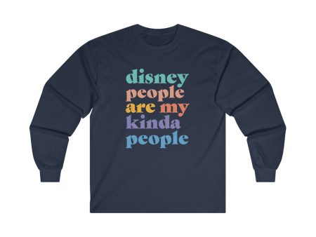 Disney People Are My Kinda People - Long Sleeve Tee Online now