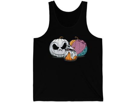 This Is Halloween Pumpkin Trio - Unisex Jersey Tank Discount