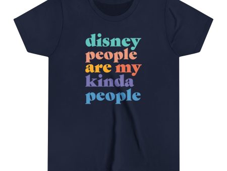 Disney People Are My Kinda People -  Youth Short Sleeve Tee Shirt Hot on Sale