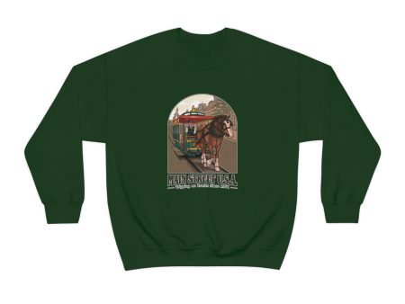 Main Street USA Trippin  - Adult Crewneck Sweatshirt Hot on Sale