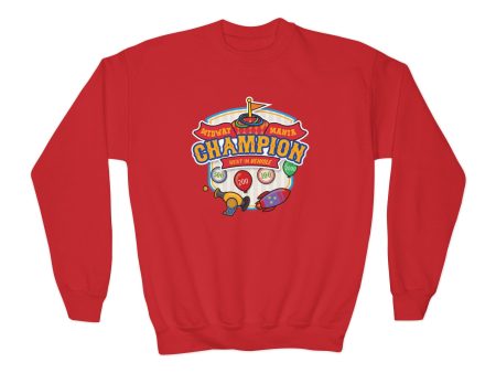 Midway Mania Champion - Youth Crewneck Sweatshirt Discount