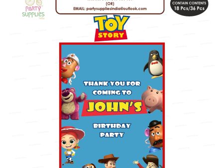 Toy Story Theme Thank You Card Online