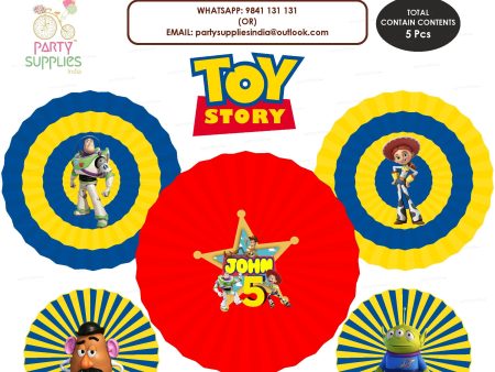 Toy Story Theme Paper Fan Online Hot Sale