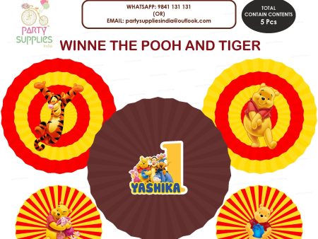 Winnie the Pooh Theme Paper Fan For Sale