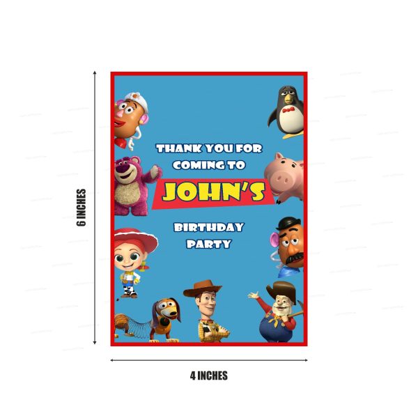 Toy Story Theme Thank You Card Online