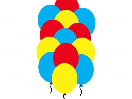 Santiago Theme Colour 30 Pcs Balloons Cheap