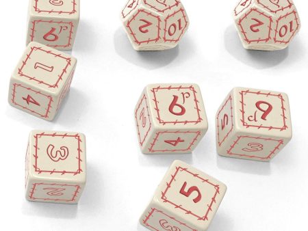 The One Ring - White Dice Set Online now