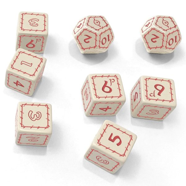 The One Ring - White Dice Set Online now