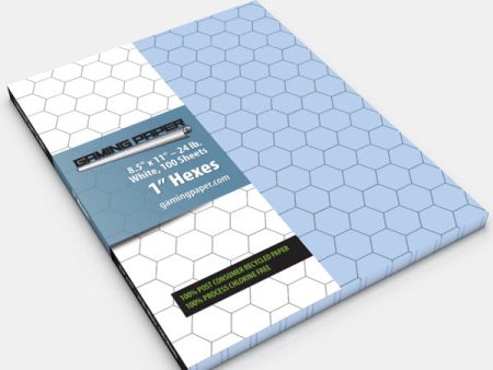 Gaming Paper Singles: Blue 1  Hexagon Fashion