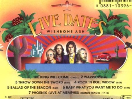 WISHBONE ASH - LIVE DATES Sale