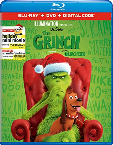 ILLUMINATION PRESENTS: DR. SEUSS  THE GRINCH [BLU-RAY + DVD + DIGITAL] (BILINGUAL) on Sale