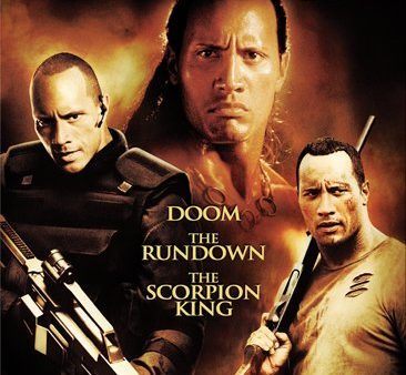 THE ROCK ACTION PACK (DOOM   THE RUNDOWN   THE SCORPION KING) Online Sale